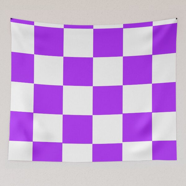 Item preview, Purple and white checkered  designed and sold by KingCobra05.