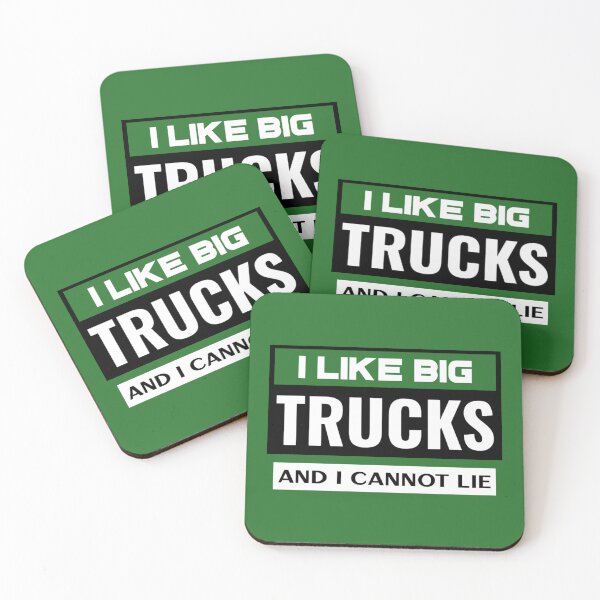 Item preview, I LIKE BIG TRUCKS and I Cannot Lie, Father's Day Gift, Truckers, Truck Lovers designed and sold by Monique Prince.