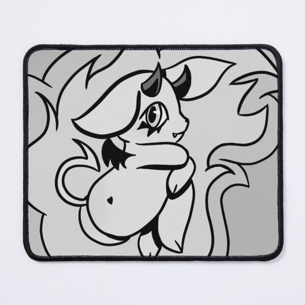 Item preview, Adorable fire creature with horns and a glowing gaze designed and sold by Jen-stuffs.