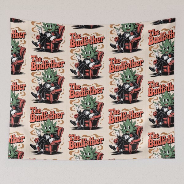 Item preview, The Budfather weed movies designed and sold by GreenKingShop.