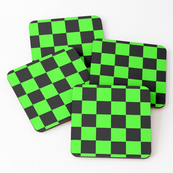 Item preview, Green and black checkered  designed and sold by KingCobra05.