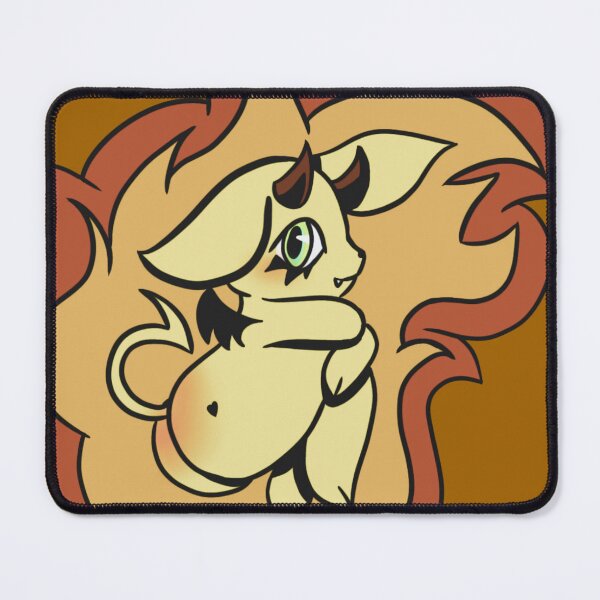 Item preview, Adorable fire creature with horns and a glowing gaze designed and sold by Jen-stuffs.