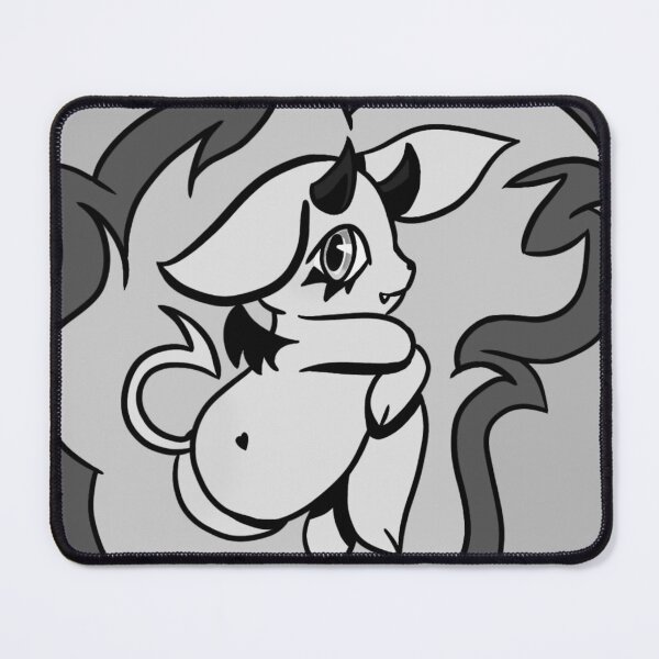 Item preview, Adorable fire creature with horns and a glowing gaze designed and sold by Jen-stuffs.