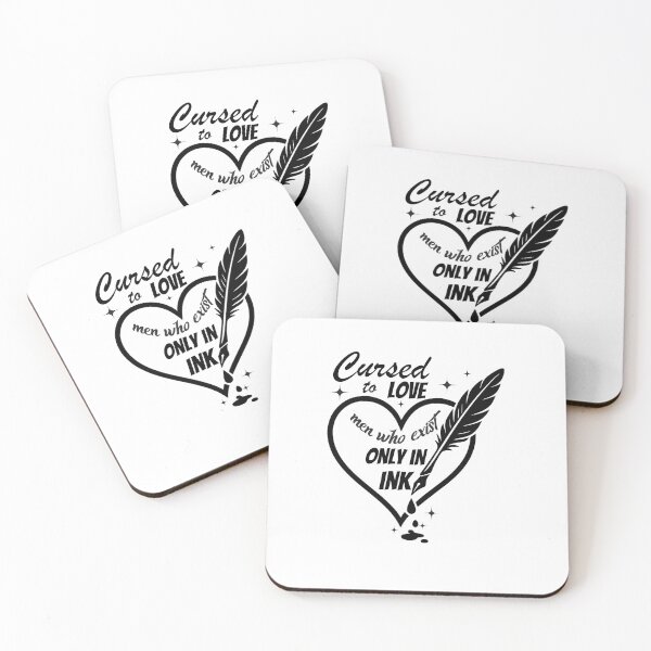 Item preview, Cursed to Love Men Who Exist Only in Ink designed and sold by ThePeelAppeal.