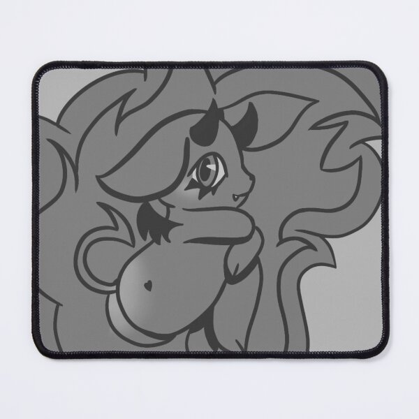 Item preview, Adorable fire creature with horns and a glowing gaze designed and sold by Jen-stuffs.