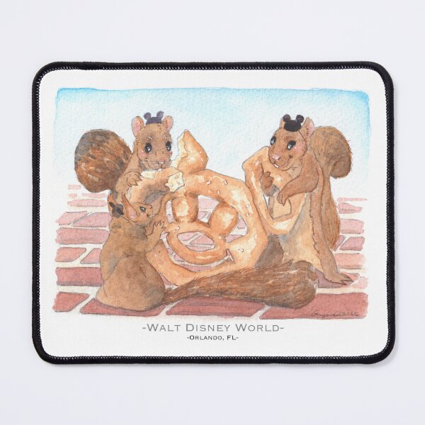 Item preview, Squirrel's Eating a Mouse Shaped Pretzel designed and sold by Gwynnerohrs.