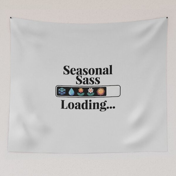 Item preview, Seasonal Sass Loading... – Spring Attitude Loading Bar designed and sold by Jollys-ArtShop.