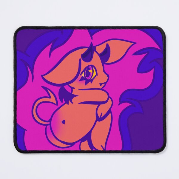 Item preview, Adorable fire creature with horns and a glowing gaze designed and sold by Jen-stuffs.