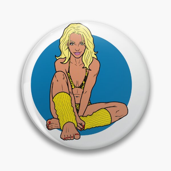 Item preview, Yellow Legwarmers Pinup designed and sold by SolefulStickers.
