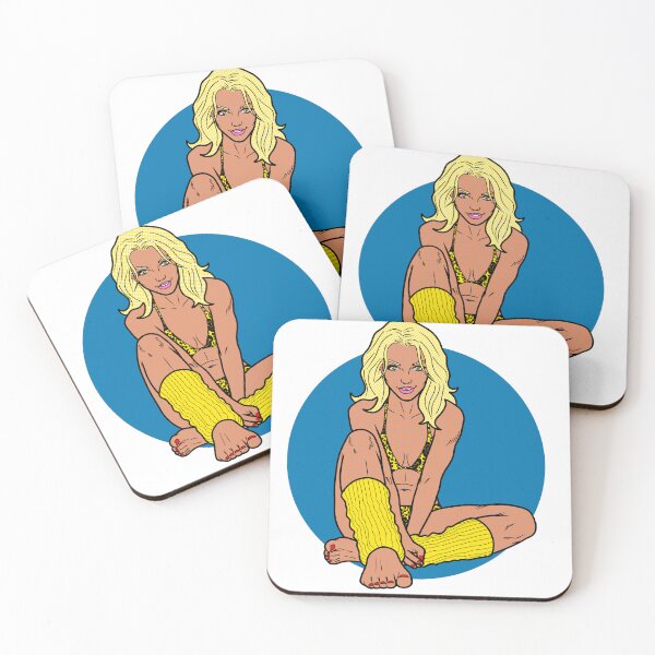 Item preview, Yellow Legwarmers Pinup designed and sold by SolefulStickers.
