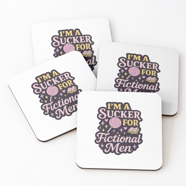 Item preview, I’m a Sucker for Fictional Men – Book Lover Romantasy Design designed and sold by ThePeelAppeal.