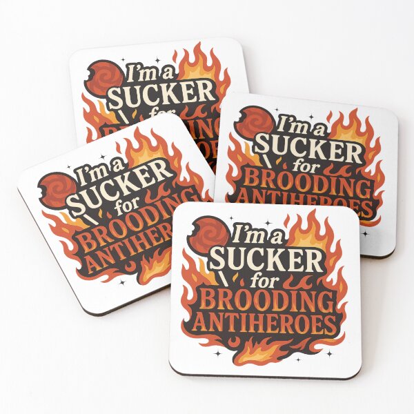 Item preview, I’m a Sucker for Brooding Antiheroes – Romantasy Book Lover Design designed and sold by ThePeelAppeal.