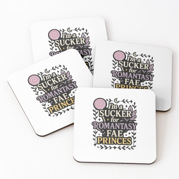 Item preview, I’m a Sucker for Romantasy Fae Princes – Fantasy Book Lover Design designed and sold by ThePeelAppeal.