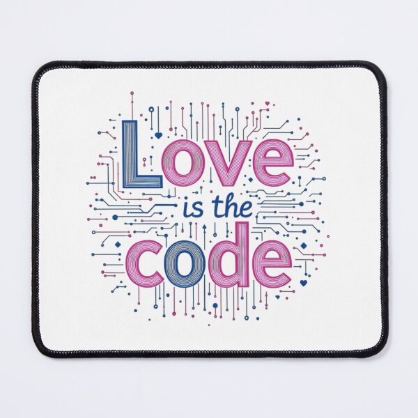 Item preview, Love Is The Code designed and sold by JusRight TT.