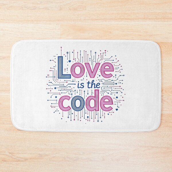 Item preview, Love Is The Code designed and sold by JusRight TT.