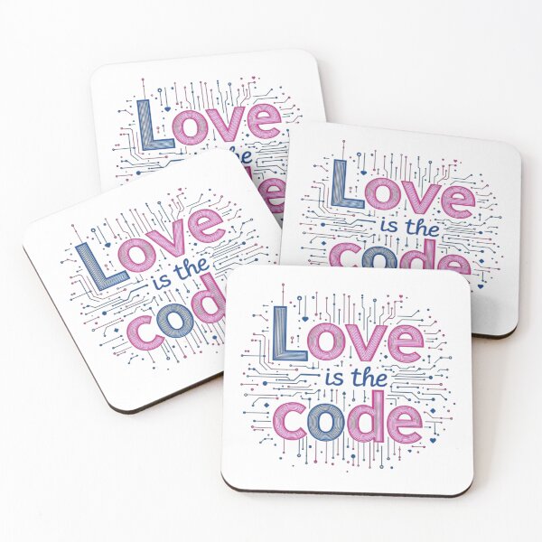 Item preview, Love Is The Code designed and sold by JusRight TT.