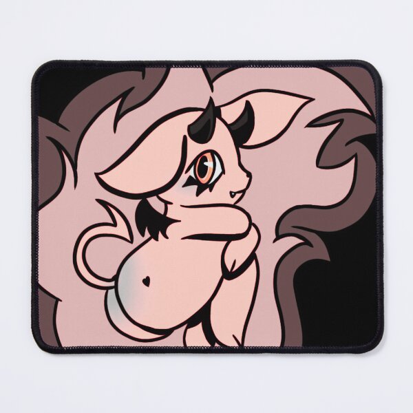 Item preview, Adorable fire creature with horns and a glowing gaze designed and sold by Jen-stuffs.