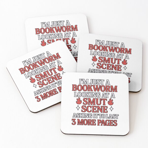 Item preview, I’m Just a Bookworm Reading a Smut Scene – Funny Romance Reader Design designed and sold by ThePeelAppeal.
