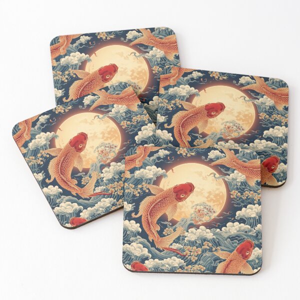 Item preview, Moon Festival - Carp Looking at the Moon designed and sold by Lac Studio.