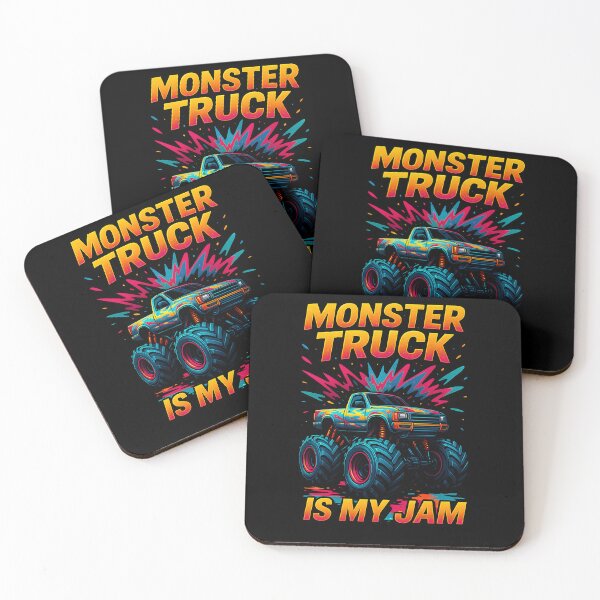 Item preview, Monster Truck Is My Jam Colorful Boys Girls Kids designed and sold by rafaeltto.