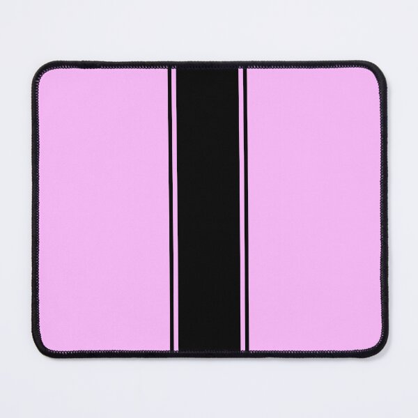 Item preview, Single Racing Stripe With 2 Pinstripes - Black on Pink designed and sold by Racing Stripes Only.