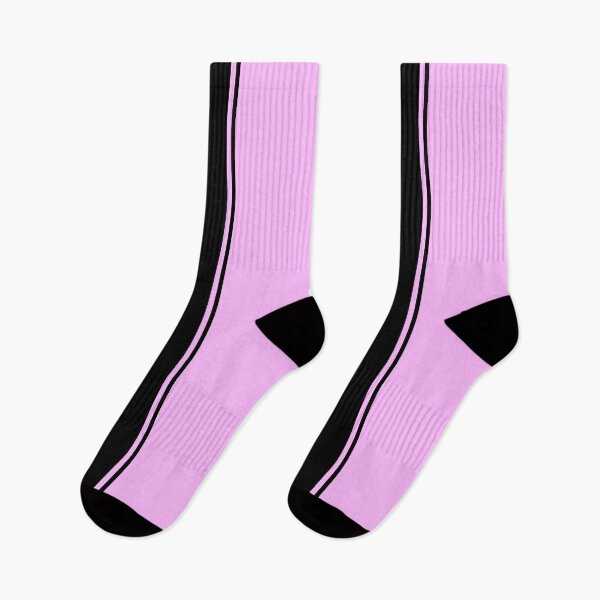 Item preview, Single Racing Stripe With 2 Pinstripes - Black on Pink designed and sold by Racing Stripes Only.