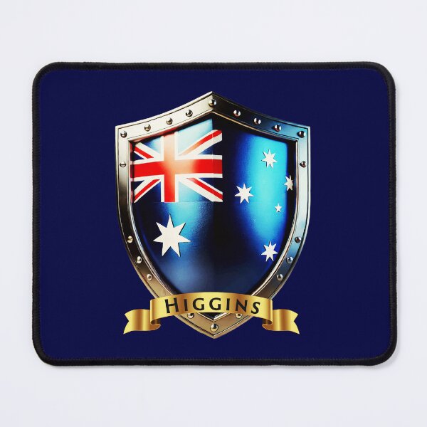 Item preview, Higgins Family Australia Shield, Heritage Crest of Pride designed and sold by Highlandkings.