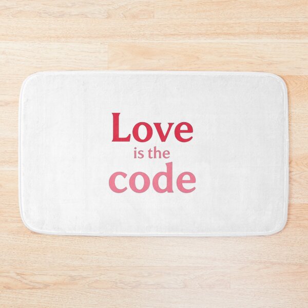 Item preview, Love Is The Code designed and sold by JusRight TT.