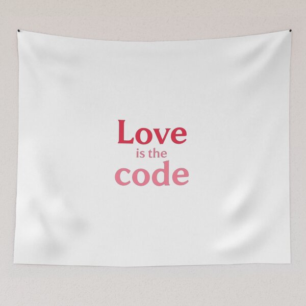 Item preview, Love Is The Code designed and sold by JusRight TT.