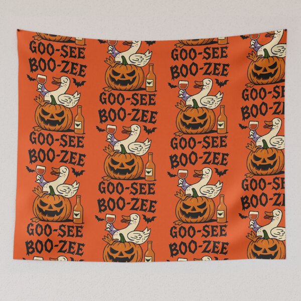 Item preview, Goose, Halloween, drinking, pumpkin, funny designed and sold by BCessar.