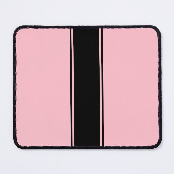 Item preview, Single Racing Stripe With 2 Pinstripes - Black on Pink designed and sold by Racing Stripes Only.
