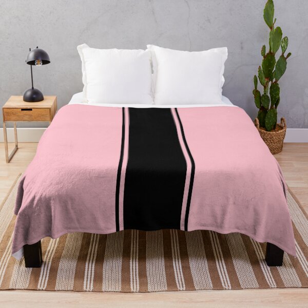 Item preview, Single Racing Stripe With 2 Pinstripes - Black on Pink designed and sold by Racing Stripes Only.
