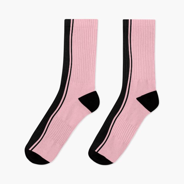 Item preview, Single Racing Stripe With 2 Pinstripes - Black on Pink designed and sold by Racing Stripes Only.