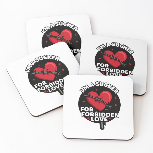 Item preview, I’m a Sucker for Forbidden Love | Romance Trope Design designed and sold by ThePeelAppeal.