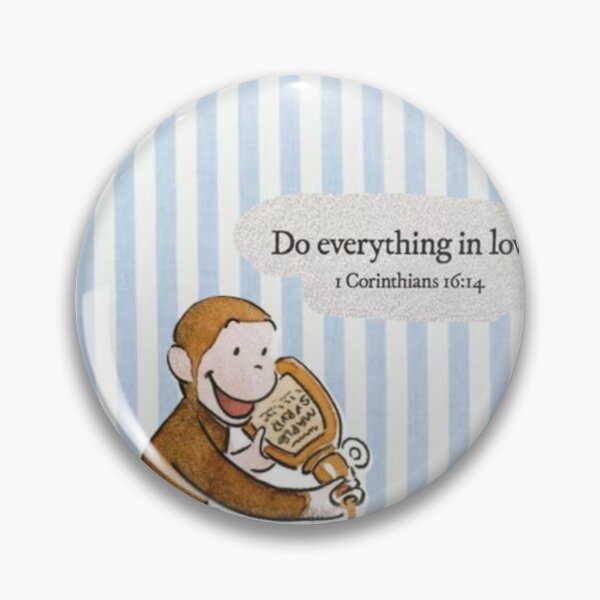 Item preview, Curious George Pancakes with bible verse  designed and sold by Shars-creations.