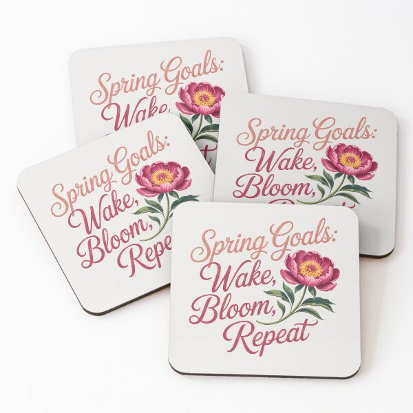 Item preview, Spring Goals: Wake, Bloom, Repeat designed and sold by Jollys-ArtShop.