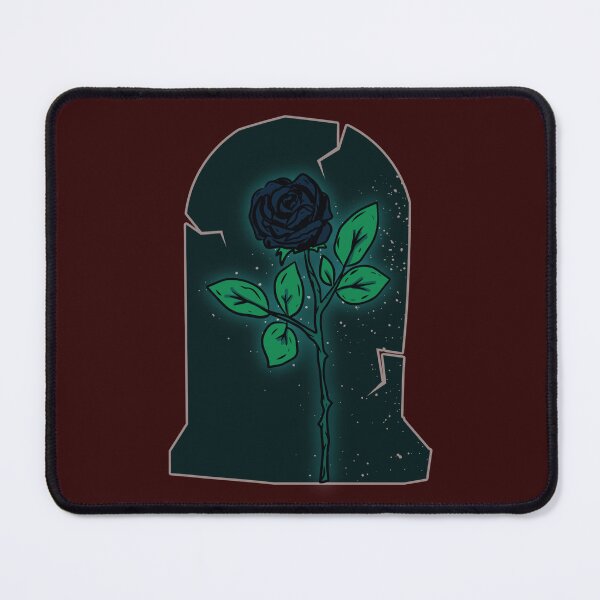 Item preview, Black rose on the broken Grave designed and sold by RedCrane'sBubble.