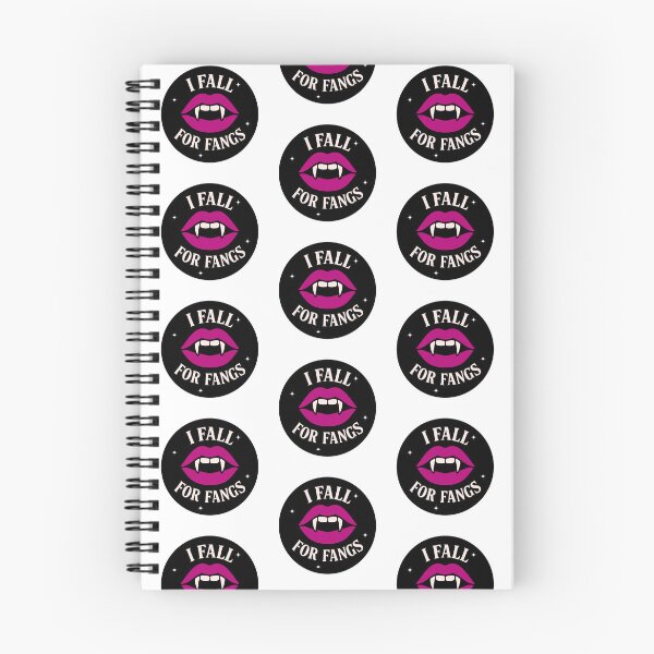 Item preview, I Fall for Fangs | Vampire Romance Bookish Design designed and sold by ThePeelAppeal.