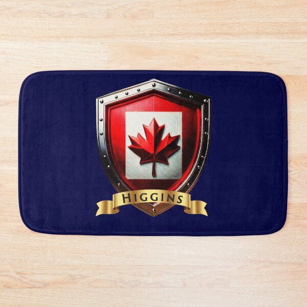 Item preview, Higgins Family Canada Shield, Maple Leaf Heraldry Crest designed and sold by Highlandkings.