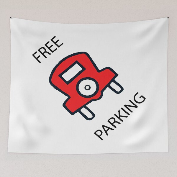 Item preview, free parking sign chance dark designed and sold by camrenhane.
