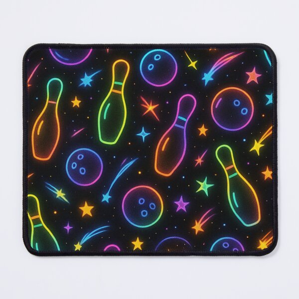 Item preview, cosmic bowling with neon colors on black designed and sold by Kristylynn757.