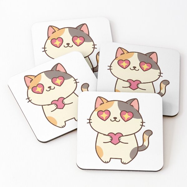 Item preview, Love Struck Cat Sticker designed and sold by AtanichiStore.