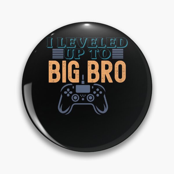 Item preview, I Leveled Up to Big Bro Gamer Baby Reveal Announcement designed and sold by LuxeGraphix.