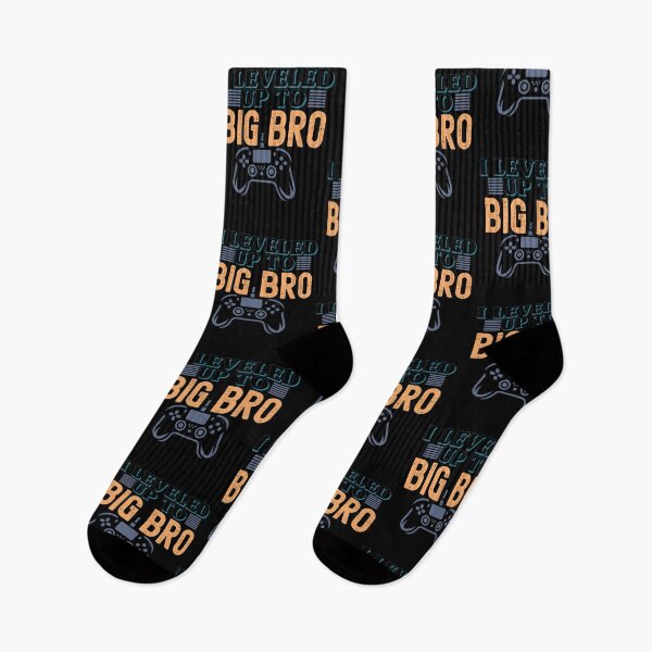Item preview, I Leveled Up to Big Bro Gamer Baby Reveal Announcement designed and sold by LuxeGraphix.
