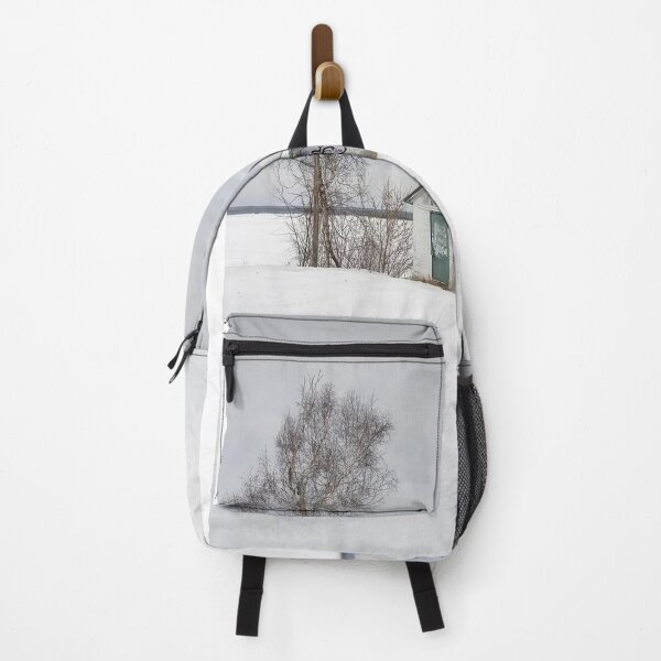 Item preview, Graffitied hut on a snowy plain designed and sold by VeilOfPigments.