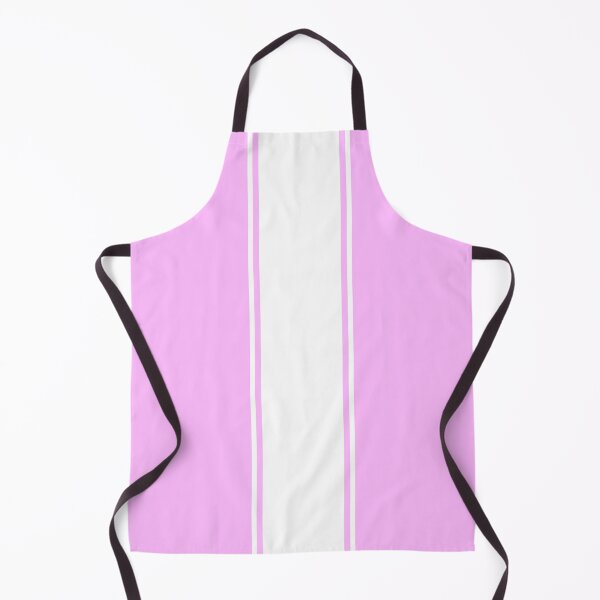 Item preview, Single Racing Stripe With 2 Pinstripes - White on Pink designed and sold by Racing Stripes Only.