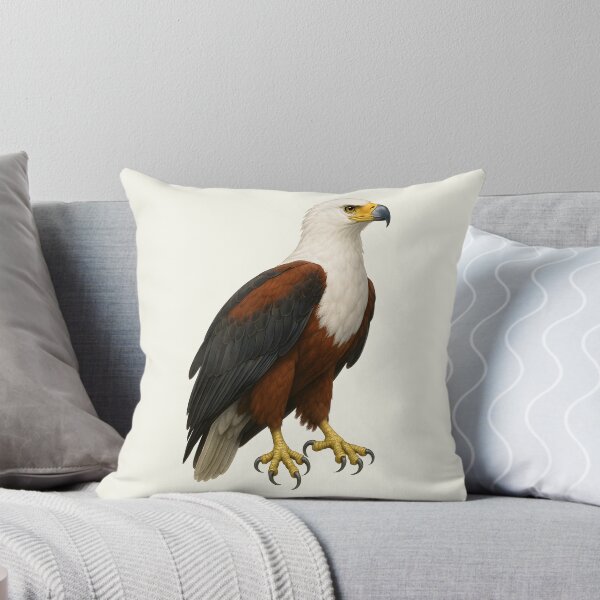 Item preview, African Fish Eagle Bird of Prey Tile Art designed and sold by kakarikihill.