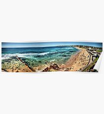 Bar Beach panorama Poster
