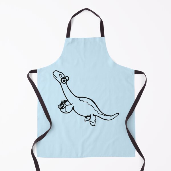 Item preview, Gamer Plesiosaur Dinosaur Controller Headphone Console Playing Nerd designed and sold by shirt-o-mat.