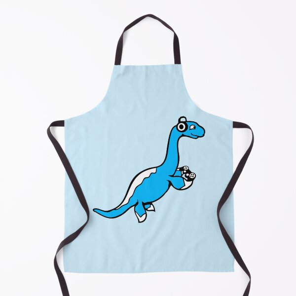 Item preview, Gamer Plesiosaur Dinosaur Controller Headphone Console Playing Nerd designed and sold by shirt-o-mat.